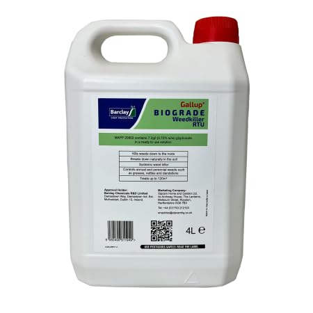 Gallup Biograde Weedkiller RTU 4L extra strong glyphosate ready to use spray